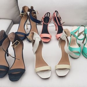 Womens high heels, size 7.5 All Calvin Klein except for the green which are BCBG